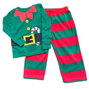 Elf Cotton & Fleece Pajama Set